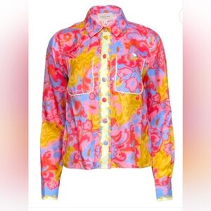 Sézane Chemise Wonderland / Button‑Down Shirt – EU 42 / US 10 - NWT